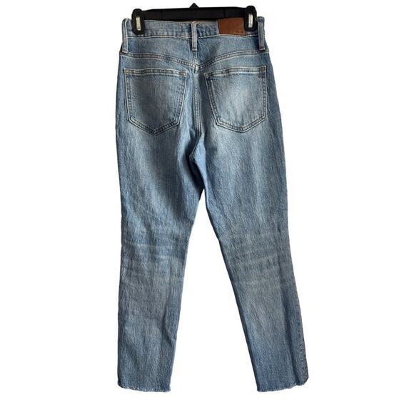Madewell The Perfect Vintage Crop Jean Blue Stretch Casual size 25 - Picture 2 of 5